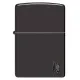 Зажигалка армированная бензиновая Zippo Armor® High Polish Black Flame Design (46402)
