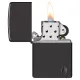Зажигалка армированная бензиновая Zippo Armor® High Polish Black Flame Design (46402)