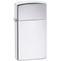 Зажигалка бензиновая ZIPPO узкая HIGH POLISH CHROME (1610)