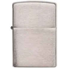 Зажигалка армированная бензиновая Zippo Armor® brushed chrome, матовый хром (162)