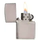 Зажигалка армированная бензиновая Zippo Armor® brushed chrome, матовый хром (162)