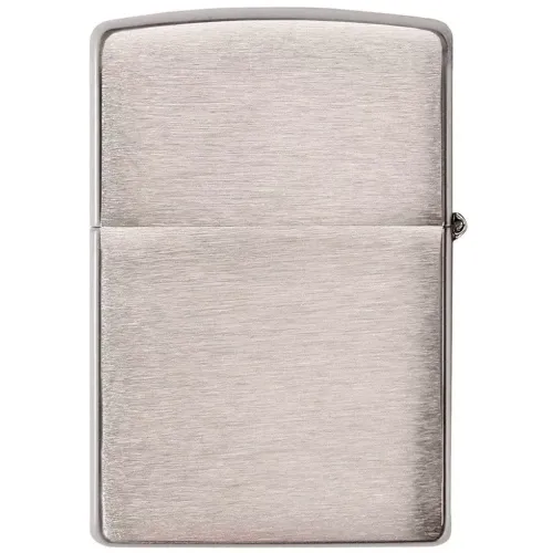 Зажигалка армированная бензиновая Zippo Armor® brushed chrome, матовый хром (162)