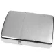 Зажигалка армированная бензиновая Zippo Armor® brushed chrome, матовый хром (162)