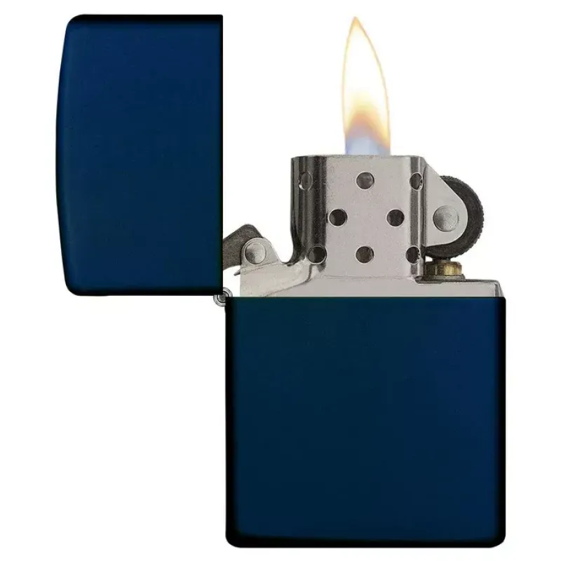Зажигалка бензиновая Zippo Classic Navy Blue Matte синяя (239)