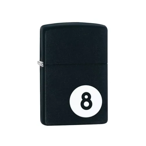 Бензинові запальнички Бензинова запальничка Zippo CLASSIC black matte 8-ball (28432)