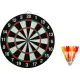 Дартс Дартс классический двухсторонний D-36,5 см DUKE 6 каплевидных дротиков 11 см (DN23302)