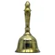 Другое Колокольчик с ручкой бронзовый h-9,5 см, диаметр 4,4 см, золотистый (DN18309)