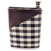 Фляга из нержавеющей стали Шотландская клетка 230 мл (DN32891)