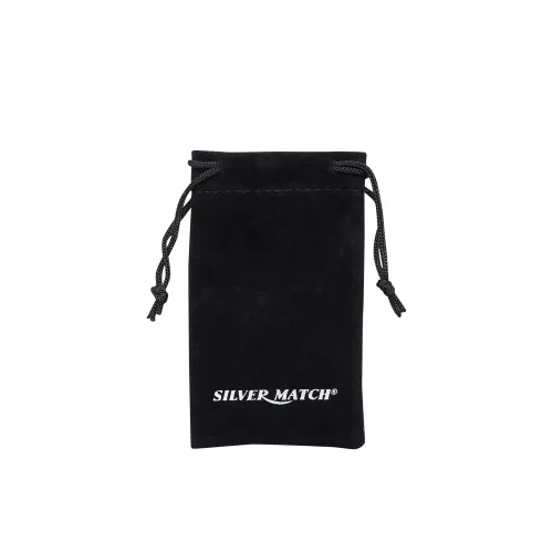 Газові запальнички Газова запальничка турбо пласка Silver Match Luxembourg, метал, золотиста, оксамитовий мішечок (40674378G)