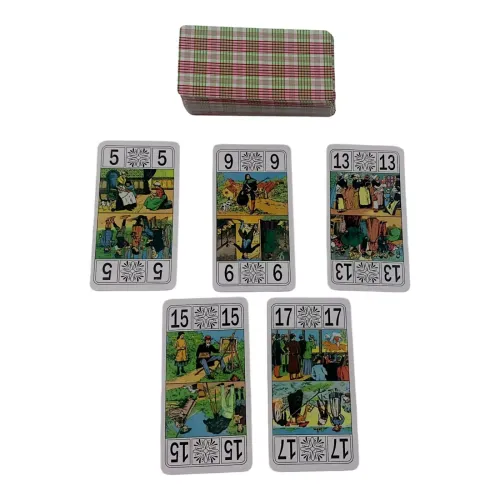 Игральные карты Карты для игры в тарок с гаданием 78 шт. "Jeu deTarot" 11.5x6 см (DN29753A)