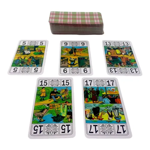 Игральные карты Карты для игры в тарок с гаданием 78 шт. "Jeu deTarot" 11.5x6 см (DN29753A)