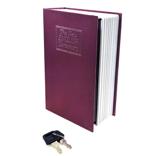 Книги-сейфы Книга-сейф "The New ENGLISH Dictionary" металл, пластик, коричневый (24,5х16х5,5 см) (DN32007R)