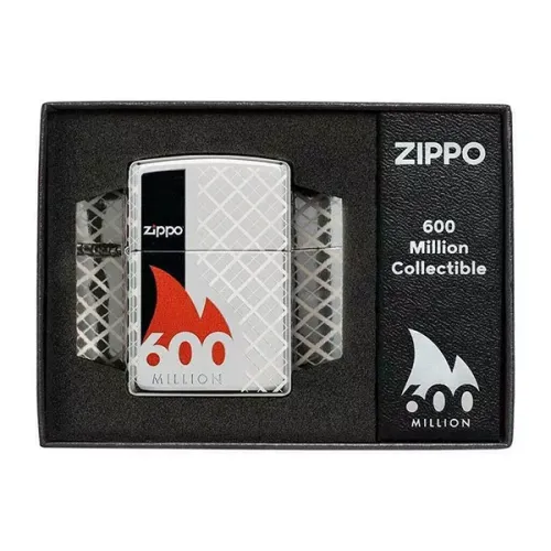 Бензинові запальнички Колекційна запальничка Zippo 600th Million High Polish Chrome (49272)