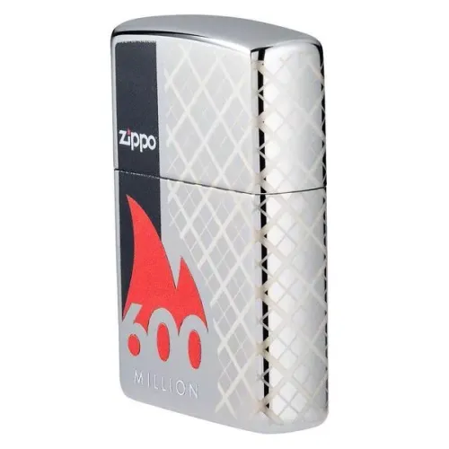 Бензинові запальнички Колекційна запальничка Zippo 600th Million High Polish Chrome (49272)