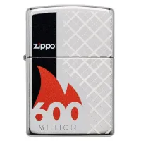 Колекційна запальничка Zippo 600th Million High Polish Chrome (49272) Колекційна запальничка Zippo 600th Million High Polish Chrome (49272)