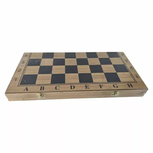 Игровые наборы Набор 3 в 1 шахматы, шашки, нарды 47,5х47,5, дерево (DN35133)