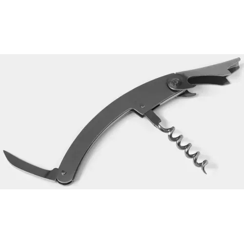 Все для алкогольних напоїв Набір сомельє на 5 предметів "Винна пляшка", чорна матова, картонная коробка, 32,5х7х7 см(DN32843)