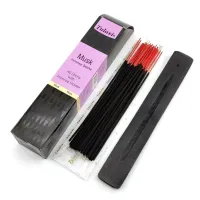 Благовония с деревянной подставкой Tulasi Musk 40 аромапалочек (DN34548)