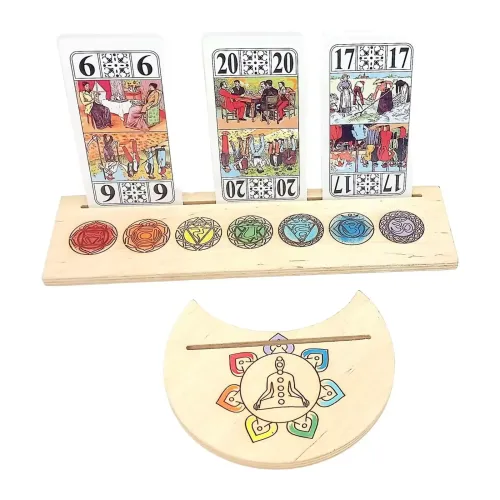 Карти Таро Підставки під карти DUKE Таро 7 чакр Кольорова (DN34598D)