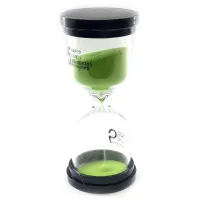 Песочные часы на 5 минут 11х4.5х4.5 см Зеленый песок (DN32240)