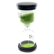 Песочные часы на 5 минут 11х4.5х4.5 см Зеленый песок (DN32240)