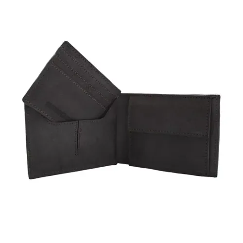 Портмоне та гаманці Портмоне горизонтальне з вкладкою на 3 картки Swiss Gear не шліфована шкіра, коричневе (SG30-13BR)