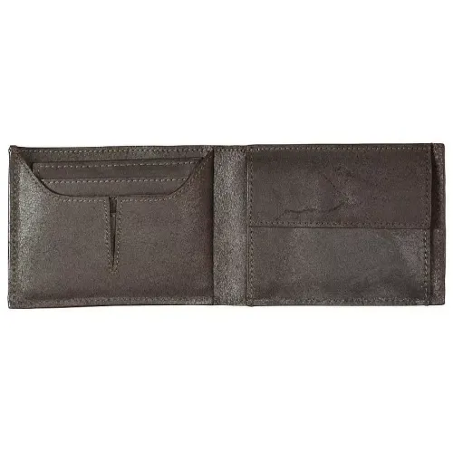 Портмоне та гаманці Портмоне горизонтальне з вкладкою на 3 картки Swiss Gear не шліфована шкіра, коричневе (SG30-13BR)