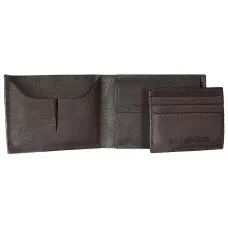 Портмоне горизонтальне з вкладкою на 3 картки Swiss Gear не шліфована шкіра, коричневе (SG30-13BR)