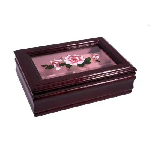 Ящики, комодики, шкафчики Шкатулка для украшений King Wood, венге (JF-K1350C)