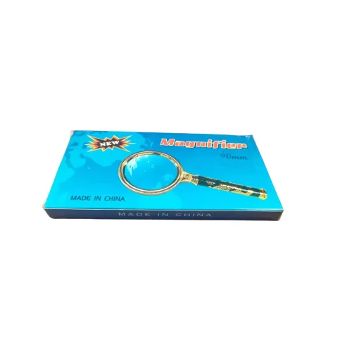 Компасы, лупы Универсальная лупа с ручкой "Дракон", металл, пластик, черный, золотистый, кратность 5Х d-9 см h-18 см (DN29802)