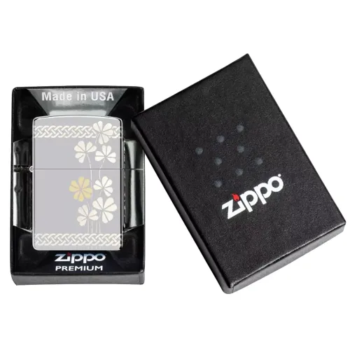 Бензинові запальнички Запальничка бензинова Zippo Clover Design (48586) Бензинові запальнички Запальничка бензинова Zippo Clover Design (48586)