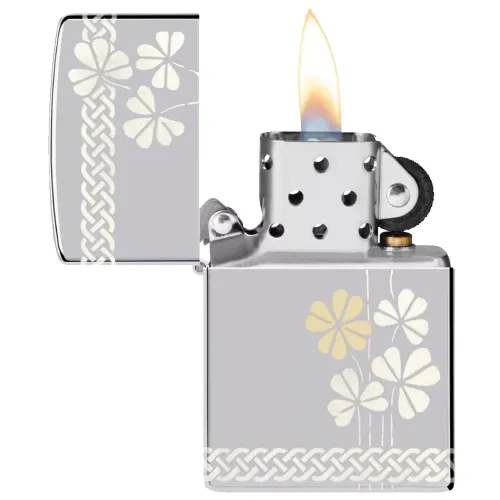 Бензинові запальнички Запальничка бензинова Zippo Clover Design (48586) Бензинові запальнички Запальничка бензинова Zippo Clover Design (48586)