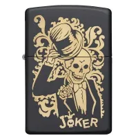 Запальничка бензинова Zippo Joker Чорна з малюнком (29632) Запальничка бензинова Zippo Joker Чорна з малюнком (29632)