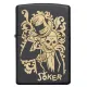 Бензиновые зажигалки Зажигалка бензиновая Zippo Joker Черная с рисунком (29632)