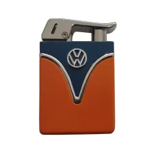 Запальничка газова п'єзо Licences VW Metal Lighter Tank Помаранчево-блакитний (40610129BLUOR)