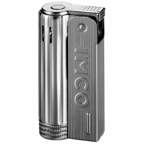 Бензинові запальнички Запальничка бензинова IMCO Junior 6600 Oil chrome nickel IMCO Logo сріблястий хром (IM1800012)
