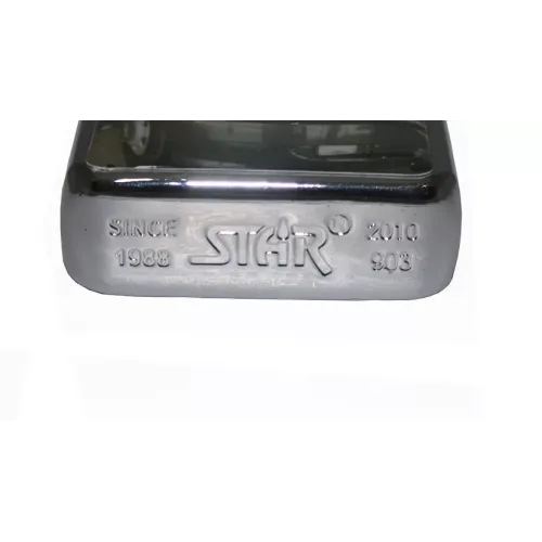 Бензиновые зажигалки Зажигалка бензиновая STAR WAGGON Серебристая (24058STAR)