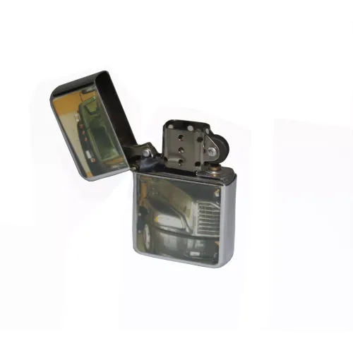 Бензиновые зажигалки Зажигалка бензиновая STAR WAGGON Серебристая (24058STAR)