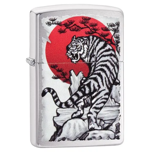 Бензиновые зажигалки Зажигалка бензиновая Zippo Asian Tiger (29889)