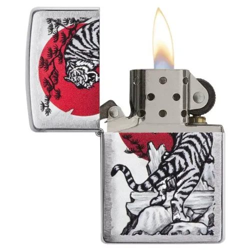 Бензиновые зажигалки Зажигалка бензиновая Zippo Asian Tiger (29889)
