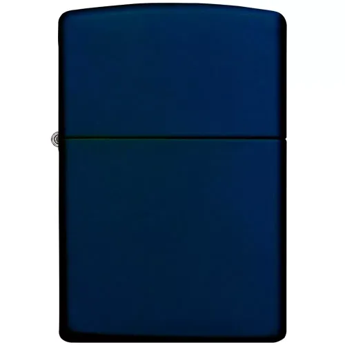 Бензиновые зажигалки Зажигалка бензиновая Zippo Classic Navy Blue Matte синяя (239)