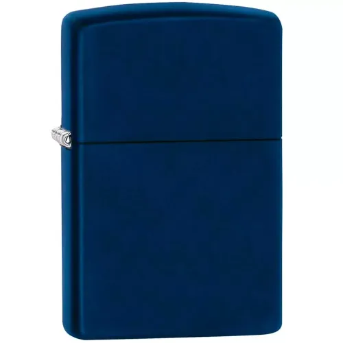 Бензиновые зажигалки Зажигалка бензиновая Zippo Classic Navy Blue Matte синяя (239)
