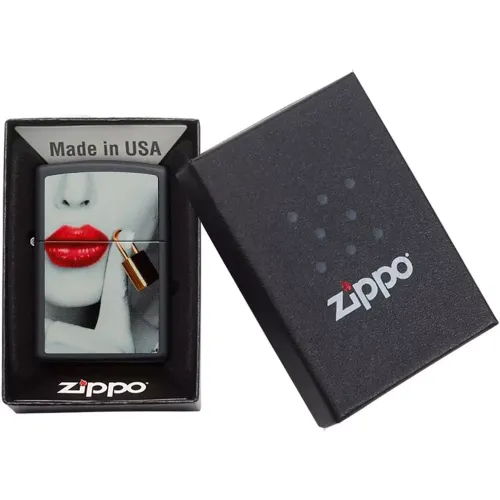 Бензинові запальнички Запальничка бензинова ZIPPO Locked Lips (29089)