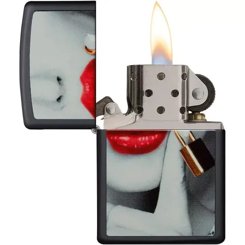 Бензинові запальнички Запальничка бензинова ZIPPO Locked Lips (29089)