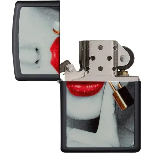 Бензинові запальнички Запальничка бензинова ZIPPO Locked Lips (29089)