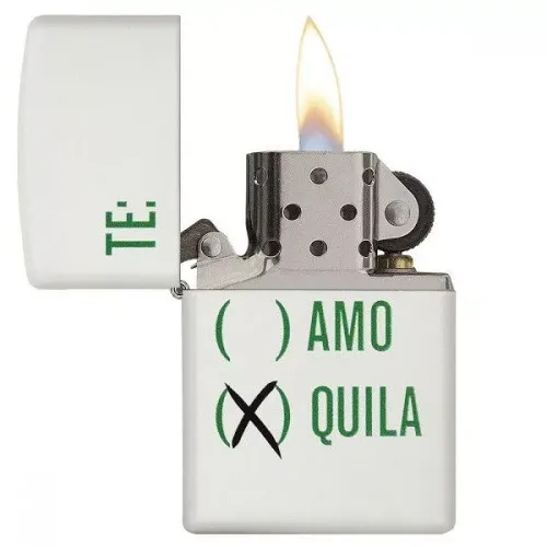 Бензинові запальнички Запальничка бензинова ZIPPO Teguila Design білий (29617)