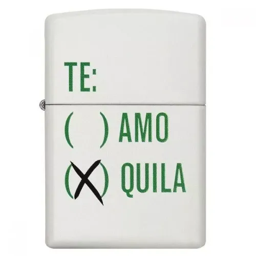 Бензинові запальнички Запальничка бензинова ZIPPO Teguila Design білий (29617)