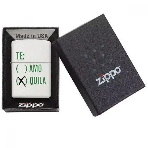 Бензинові запальнички Запальничка бензинова ZIPPO Teguila Design білий (29617)
