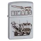 Бензиновые зажигалки Зажигалка бензиновая Zippo Ukraine Satin Chrome гравировка HIMARS (205 H)