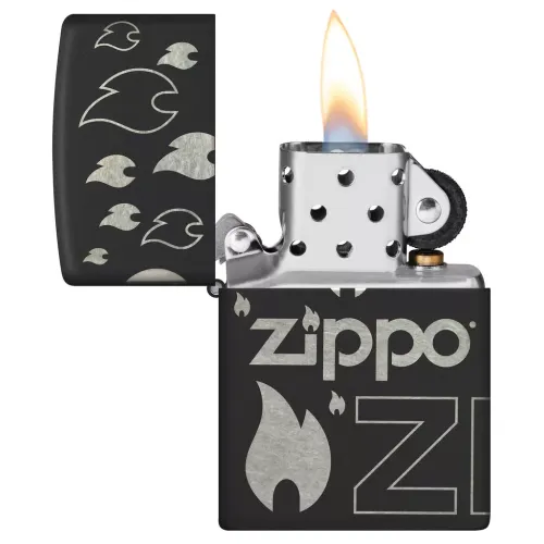 Бензиновые зажигалки Зажигалка бензиновая ZIPPO Zippo Zippo Design (48908) Бензиновые зажигалки Зажигалка бензиновая ZIPPO Zippo Zippo Design (48908)